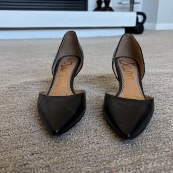 Sam Edelman Women's Heeled Black Pumps in Perfect Condition - Picture 3 of 6